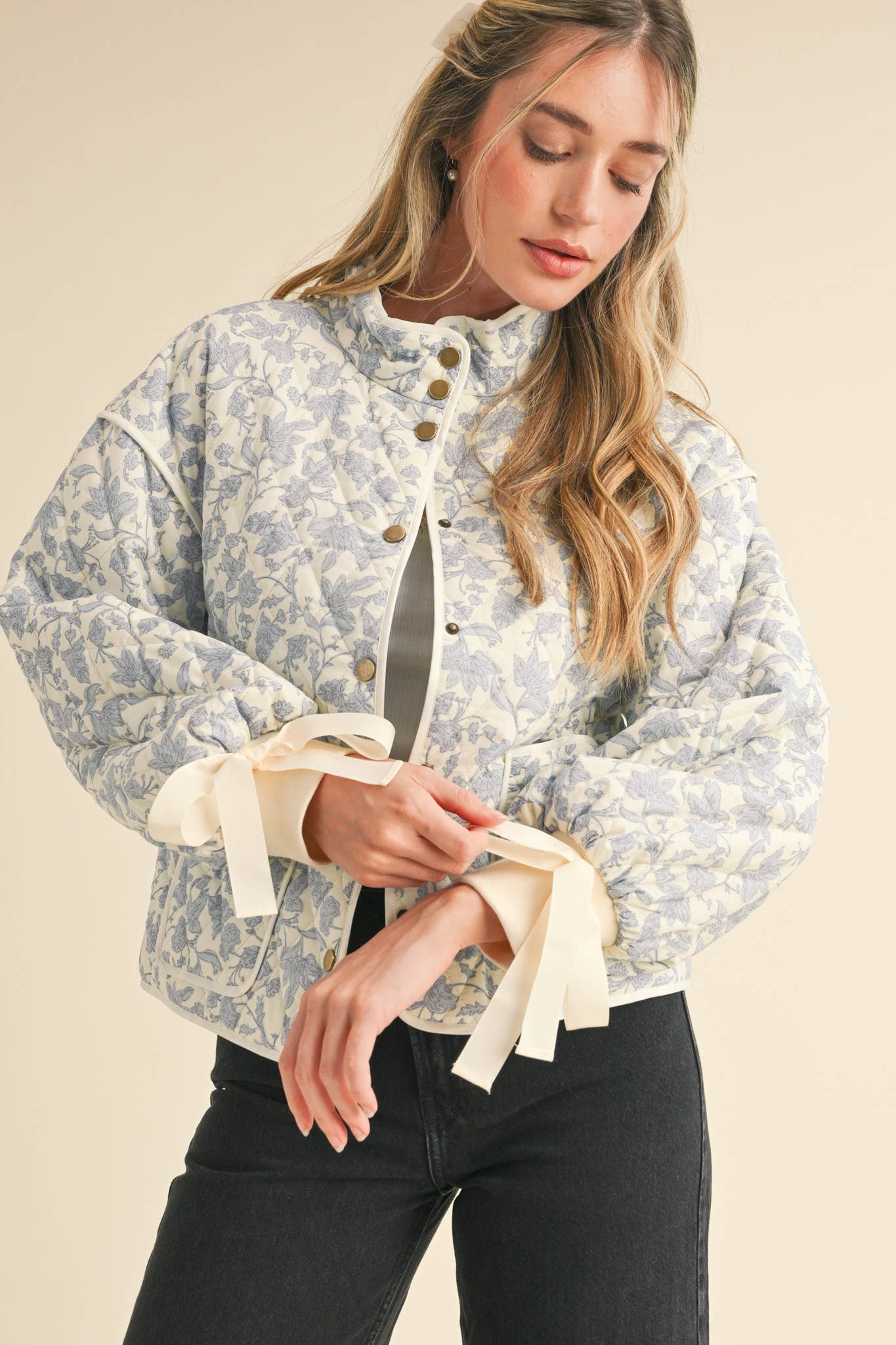 Floral Quilted Jacket